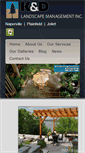 Mobile Screenshot of kdlandscapeinc.com